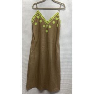 zara brown sequin dress ZARA NWT WOMAN SS25 $99 LONG SEQUIN HALTER DRESS BROWN |1223/452